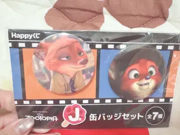 주토피아 캔뱃지 세트