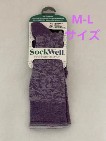 Sock Well 소크웰 압박 삭스 (M-L 사이즈) Damask 패턴