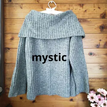mystic 오프숄더 니트 프리 사이즈