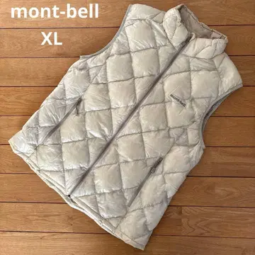 새상품급 몽벨 mont-bell 스페리오 다운 베스트 아이보리 XL