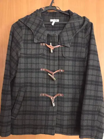 a.v.v 여성용 후드 부착 더플 코트