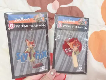 주토피아 아크릴 키링 2개 세트