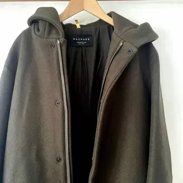 투모로우랜드 맥피 후드 부착 롱 코트 36