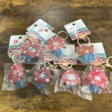 EXPO2025 산리오 미야쿠미야쿠 클리어 키링 총 7종 컴프