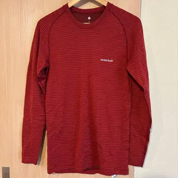 몽벨 슈퍼 메리노울 EXP. 라운드넥 셔츠 Men's L