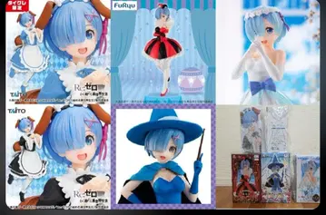 5체 세트 Re: 제로 렘, 라무 피규어 묶음 판매