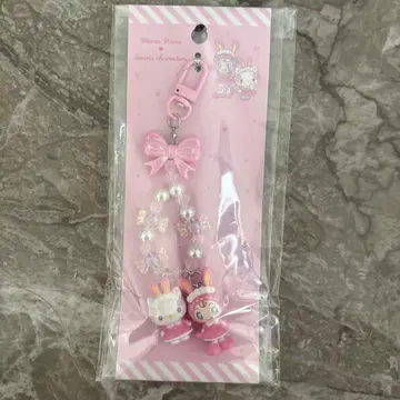 산리오 메조 피아노 콜라보 키링