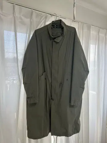 ZARA 올리브 그린 모즈 코트 M/42