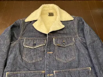 Sears Roebucks 빈티지 데님 보아 자켓 다크 네이비
