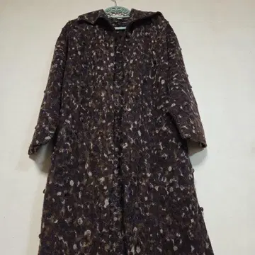 요건 레일 니트 디자인 롱 가디건