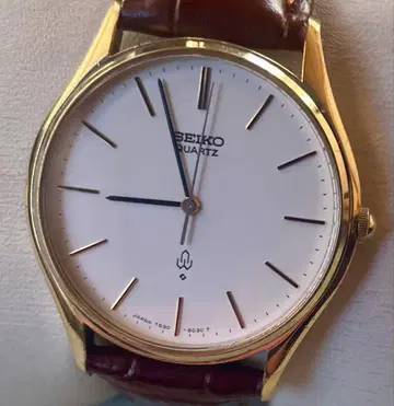 SEIKO 남성용 쿼츠 손목시계 골드 빈티지