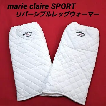 marie claire SPORT 여성용 리버서블 레그 워머