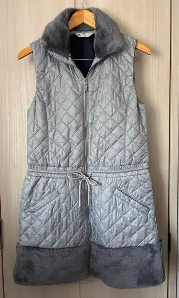 [ 새상품급 ] 앤퍼시 and per se 다운 베스트 원피스 L