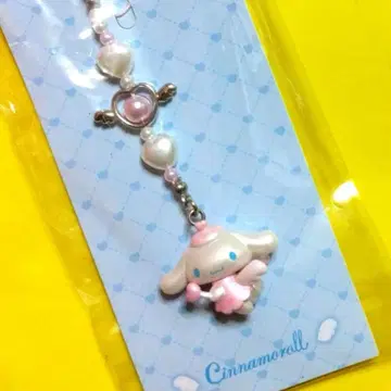 산리오 캐릭터 시나모롤 시나몬 엔젤 스트랩