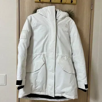 THE NORTH FACE 화이트 다운 자켓 아틱