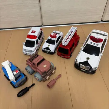 토이코 사운드 순찰차 긴급 차량 세트 소리가 나는 묶음 판매