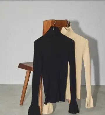 todayful Flarecuffs Rib Knit 크림