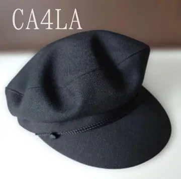 CA4LA 카시라 마린 캡 헌팅 캡 블랙
