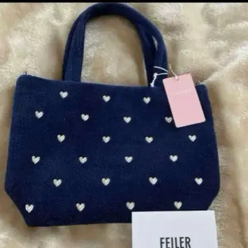 FEILER 러브러리 바이 페이러 러브러리 하트 백 네이비
