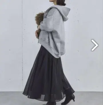 DOUX ARCHIVES W ZIP 본딩 BIG 후드티