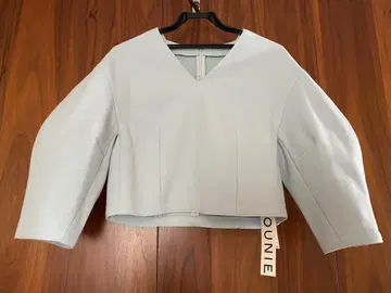 LOUNIE 더블 저지 오부 소매 상의 택 포함 새상품