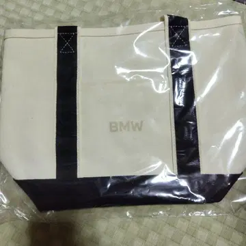 BMW 토트백 아이보리/블랙