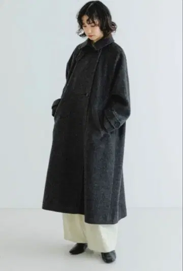 다크 그레이 롱 코트