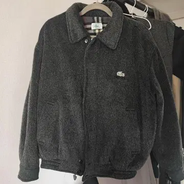 IZOD Lacoste 그레이 봄버 자켓