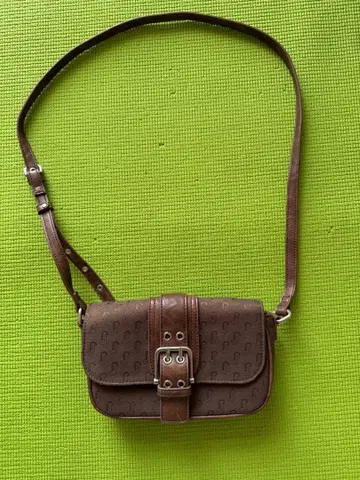 지나시스 자카드 모노그램 미니백