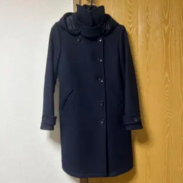 URBAN RESEARCH DOORS 2way 네이비 울 코트