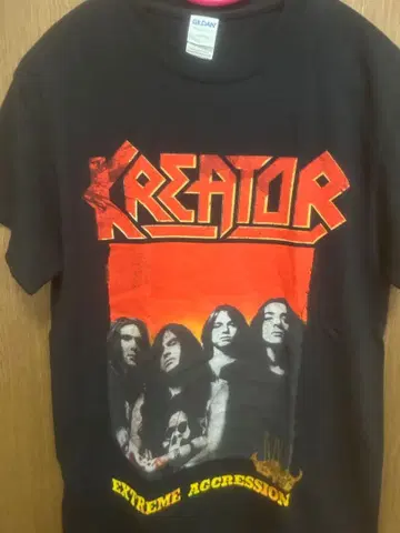 밴드 티셔츠 KREATOR 크리에이터 크리에이터