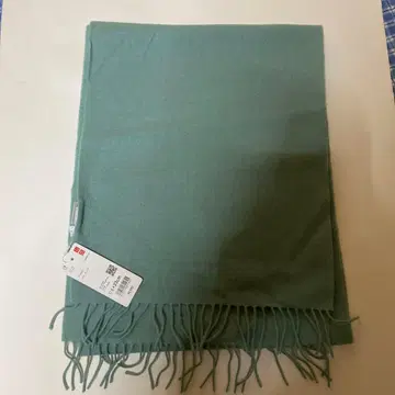 UNIQLO 캐시미어 머플러 51 Green 176 x 33cm