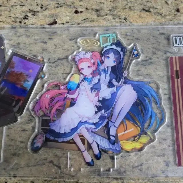 블루아카이브 유즈 아리스 아크릴스탠드 4주년