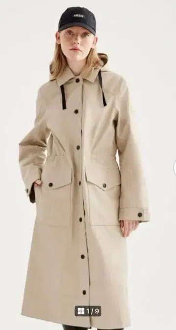 에이글 고어텍스 롱 코트/롱 레인코트 38