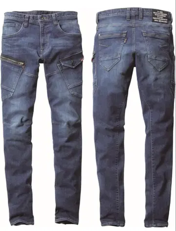 새상품 BURTLE 바틀 5012 가을 겨울용 카고 팬츠 인디고 LL