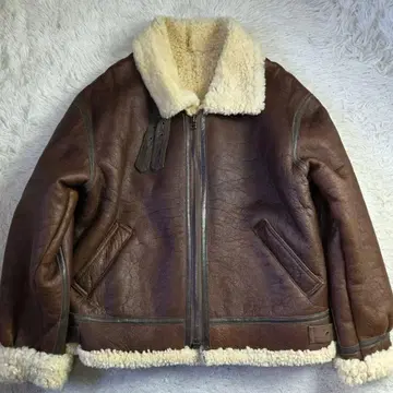 [ 새상품급 ] 리얼 무스탕 자켓 L B3