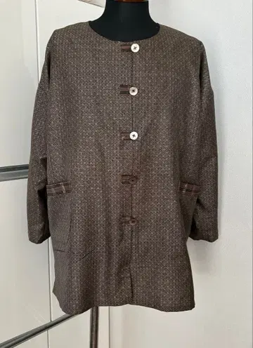 기모노 빈티지 원단 사용 리메이크 자켓