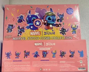 코스비 마블 x 스티치 8종 세트 미개봉품