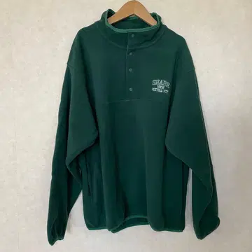 로데오 크라운 SHARE 플리스 하프 지퍼 풀오버 그린