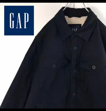 GAP 보아 안감 자켓 셔츠 블랙 구제 의류