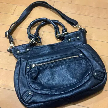 천연 가죽 블랙 가죽 백