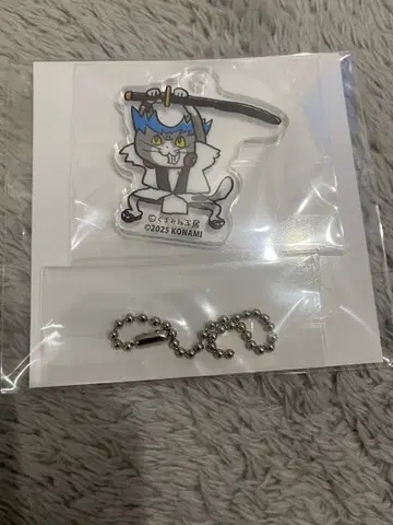 KONAMI 복권 pop'n music 일하는 고양이 6 아크릴 키링