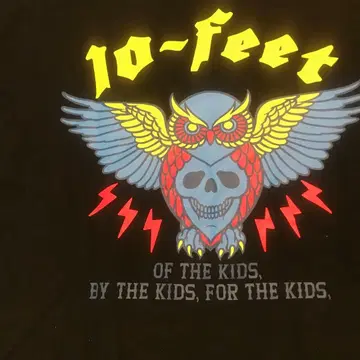 10-FEET XL 블랙 T셔츠