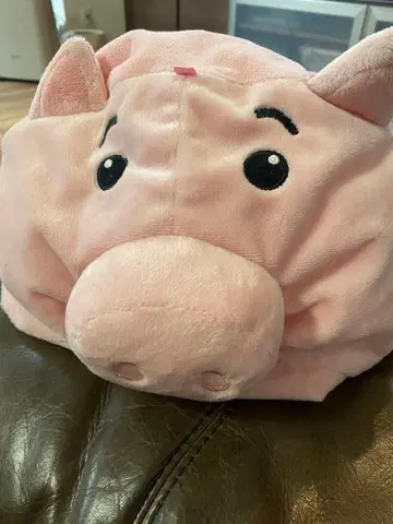 돼지 얼굴 디자인 모자 56cm