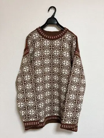 새상품 LongaLiisu 롱가리수 빈티지 핸드 니트 코기 corgi