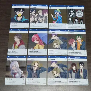 SNS풍 클리어 시트 애니메이트 북 페어 특전 12장 세트