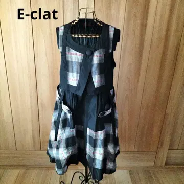 E-clat 에이코콘도 비대칭 원피스 일본제