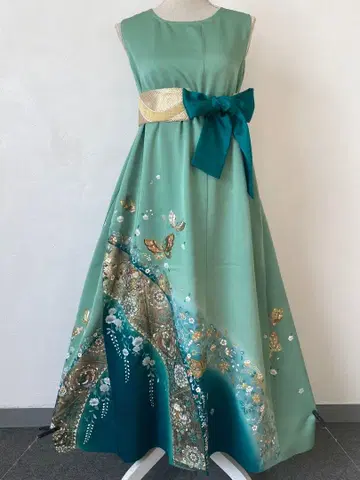 3244 기모노 리메이크 드레스 원피스