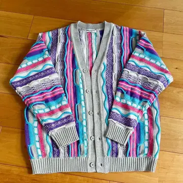 RODEO CROWNS 컬러풀 스트라이프 니트 가디건