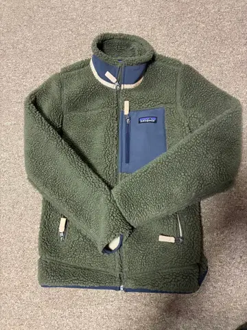 patagonia 플리스 자켓 XXS 올리브 그린